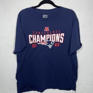 New England Patriots 2018 AFC Conference Champions Men's T-Shirt Size XL